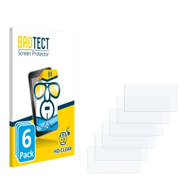 Vorderseite einer Produktverpackung mit dem Markenlogo BROTECT. Daneben ist der zugehörige Displayschutz.