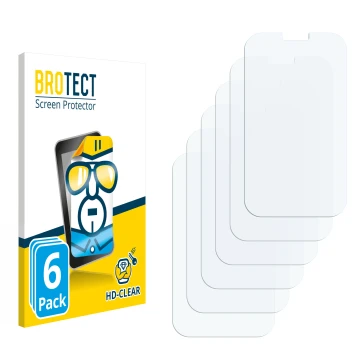 Vorderseite einer Produktverpackung mit dem Markenlogo BROTECT. Daneben ist der zugehörige Displayschutz.