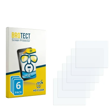 Vorderseite einer Produktverpackung mit dem Markenlogo BROTECT. Daneben ist der zugehörige Displayschutz.