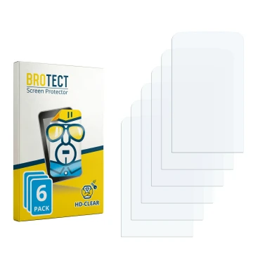 Vorderseite einer Produktverpackung mit dem Markenlogo BROTECT. Daneben ist der zugehörige Displayschutz.