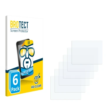 Vorderseite einer Produktverpackung mit dem Markenlogo BROTECT. Daneben ist der zugehörige Displayschutz.