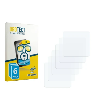 Vorderseite einer Produktverpackung mit dem Markenlogo BROTECT. Daneben ist der zugehörige Displayschutz.