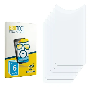 Vorderseite einer Produktverpackung mit dem Markenlogo BROTECT. Daneben ist der zugehörige Displayschutz.