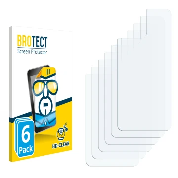 Vorderseite einer Produktverpackung mit dem Markenlogo BROTECT. Daneben ist der zugehörige Displayschutz.