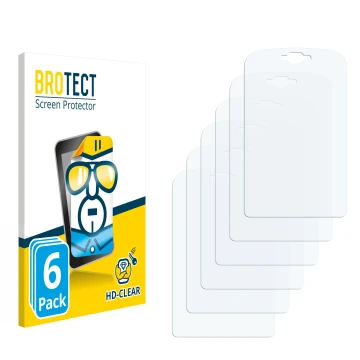 Vorderseite einer Produktverpackung mit dem Markenlogo BROTECT. Daneben ist der zugehörige Displayschutz.