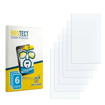 Vorderseite einer Produktverpackung mit dem Markenlogo BROTECT. Daneben ist der zugehörige Displayschutz.