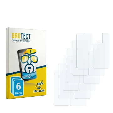 Vorderseite einer Produktverpackung mit dem Markenlogo BROTECT. Daneben ist der zugehörige Displayschutz.