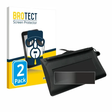 Vorderseite einer Produktverpackung mit dem Markenlogo BROTECT. Daneben ist das Gerät Topaz T-LBK460-HSB-R mit dem zugehörigen