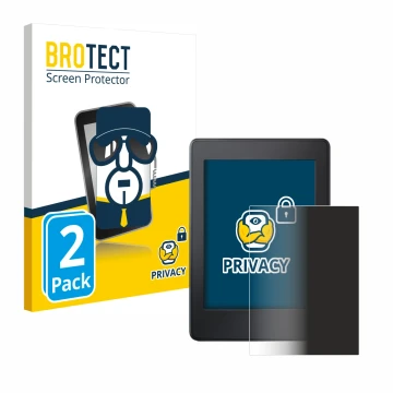 Vorderseite einer Produktverpackung mit dem Markenlogo BROTECT. Daneben ist das Gerät Amazon Kindle Paperwhite 2015 (7. Gen.) 