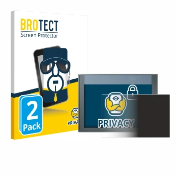 Vorderseite einer Produktverpackung mit dem Markenlogo BROTECT. Daneben ist das Gerät Siemens Simatic HMI KTP 700 Basic mit de