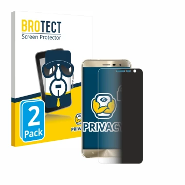 Vorderseite einer Produktverpackung mit dem Markenlogo BROTECT. Daneben ist das Gerät ASUS ZenFone 3 ZE552KL mit dem zugehörig