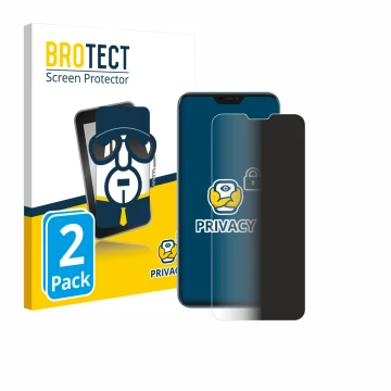 Vorderseite einer Produktverpackung mit dem Markenlogo BROTECT. Daneben ist das Gerät Xiaomi Redmi 6 Pro mit dem zugehörigen D