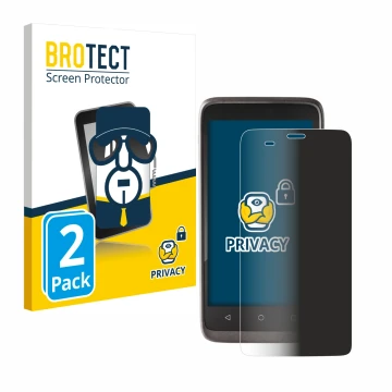 Vorderseite einer Produktverpackung mit dem Markenlogo BROTECT. Daneben ist das Gerät Honeywell ScanPal EDA51 mit dem zugehöri