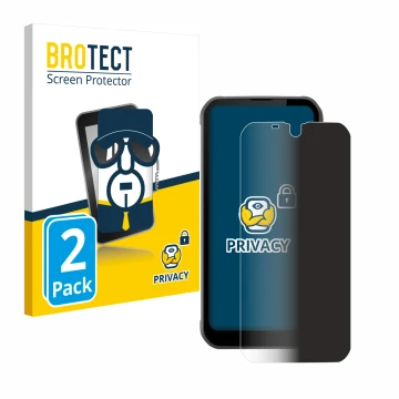 Vorderseite einer Produktverpackung mit dem Markenlogo BROTECT. Daneben ist das Gerät Gigaset GX290 mit dem zugehörigen Displa