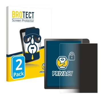 Vorderseite einer Produktverpackung mit dem Markenlogo BROTECT. Daneben ist das Gerät Tolino Epos 2 mit dem zugehörigen Displa