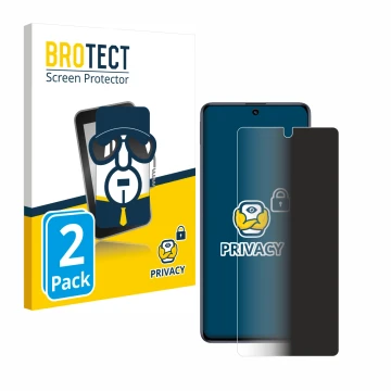 Vorderseite einer Produktverpackung mit dem Markenlogo BROTECT. Daneben ist das Gerät Samsung Galaxy M51 mit dem zugehörigen D