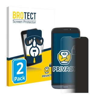 Vorderseite einer Produktverpackung mit dem Markenlogo BROTECT. Daneben ist das Gerät Doro 8050 mit dem zugehörigen Displaysch