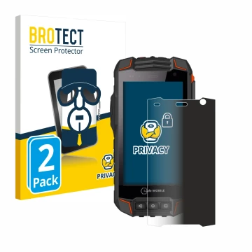 Vorderseite einer Produktverpackung mit dem Markenlogo BROTECT. Daneben ist das Gerät i.safe MOBILE IS530.1 mit dem zugehörige