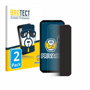 Vorderseite einer Produktverpackung mit dem Markenlogo BROTECT. Daneben ist das Gerät Blackview BL6000 Pro 5G mit dem zugehöri