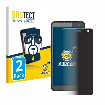 Vorderseite einer Produktverpackung mit dem Markenlogo BROTECT. Daneben ist das Gerät i.safe MOBILE IS655.2 mit dem zugehörige
