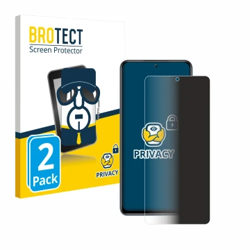 Vorderseite einer Produktverpackung mit dem Markenlogo BROTECT. Daneben ist das Gerät Xiaomi Mi 11X mit dem zugehörigen Displa