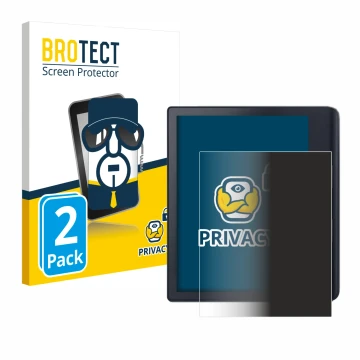 Vorderseite einer Produktverpackung mit dem Markenlogo BROTECT. Daneben ist das Gerät Kobo Sage mit dem zugehörigen Displaysch