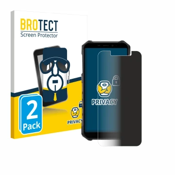Vorderseite einer Produktverpackung mit dem Markenlogo BROTECT. Daneben ist das Gerät Ulefone Armor X9 Pro mit dem zugehörigen