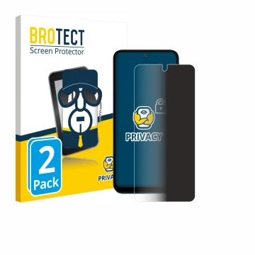 Vorderseite einer Produktverpackung mit dem Markenlogo BROTECT. Daneben ist das Gerät Motorola Moto G41 mit dem zugehörigen Di