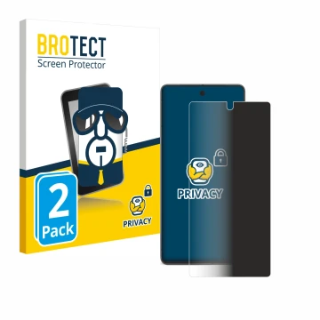 Vorderseite einer Produktverpackung mit dem Markenlogo BROTECT. Daneben ist das Gerät Google Pixel 7 mit dem zugehörigen Displ