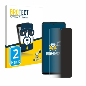 Vorderseite einer Produktverpackung mit dem Markenlogo BROTECT. Daneben ist das Gerät Motorola Moto G42 mit dem zugehörigen Di