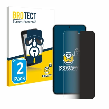 Vorderseite einer Produktverpackung mit dem Markenlogo BROTECT. Daneben ist das Gerät Samsung Galaxy S22 Enterprise Edition mi