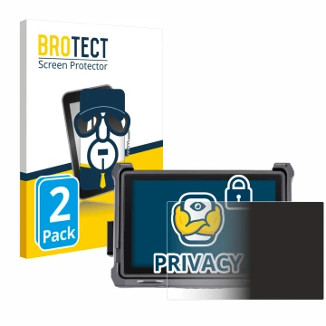 Vorderseite einer Produktverpackung mit dem Markenlogo BROTECT. Daneben ist das Gerät DJI Transmission High Bright Funkmonitor