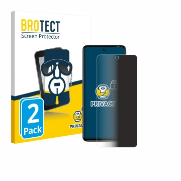 Vorderseite einer Produktverpackung mit dem Markenlogo BROTECT. Daneben ist das Gerät Tecno Camon 20 Pro 5G mit dem zugehörige