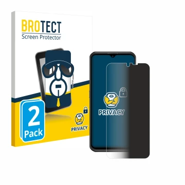 Vorderseite einer Produktverpackung mit dem Markenlogo BROTECT. Daneben ist das Gerät Ulefone Armor 17 Pro mit dem zugehörigen