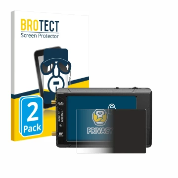 Vorderseite einer Produktverpackung mit dem Markenlogo BROTECT. Daneben ist das Gerät tinySA ultra spectrum analyser mit dem z