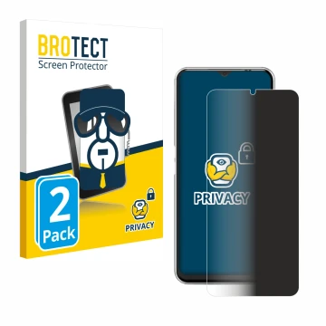 Vorderseite einer Produktverpackung mit dem Markenlogo BROTECT. Daneben ist das Gerät Emporia Smart 6 mit dem zugehörigen Disp