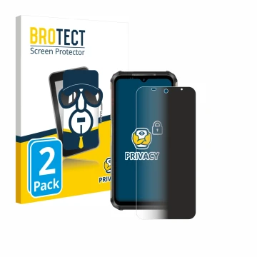 Vorderseite einer Produktverpackung mit dem Markenlogo BROTECT. Daneben ist das Gerät Ulefone Armor 22 mit dem zugehörigen Dis
