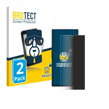Vorderseite einer Produktverpackung mit dem Markenlogo BROTECT. Daneben ist das Gerät ZTE Nubia Red Magic 8 Pro mit dem zugehö