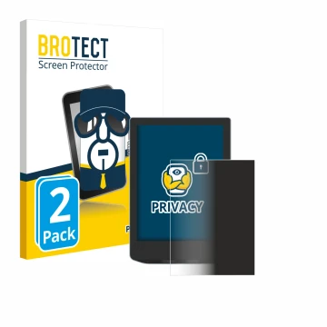 Vorderseite einer Produktverpackung mit dem Markenlogo BROTECT. Daneben ist das Gerät Vivlio Light HD mit dem zugehörigen Disp