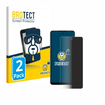Vorderseite einer Produktverpackung mit dem Markenlogo BROTECT. Daneben ist das Gerät Infinix Smart 8 Plus mit dem zugehörigen