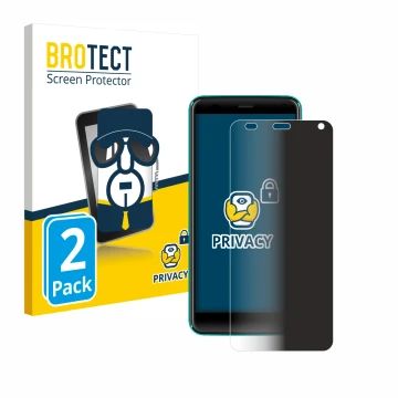 Vorderseite einer Produktverpackung mit dem Markenlogo BROTECT. Daneben ist das Gerät Logicom Le Hola FR mit dem zugehörigen D