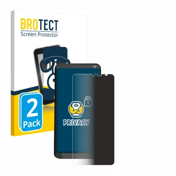 Vorderseite einer Produktverpackung mit dem Markenlogo BROTECT. Daneben ist das Gerät Brondi Amico XL mit dem zugehörigen Disp