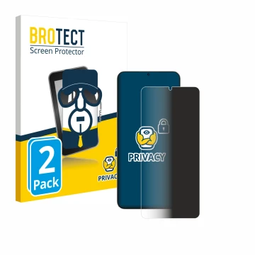 Vorderseite einer Produktverpackung mit dem Markenlogo BROTECT. Daneben ist das Gerät Blackview Oscal Tiger 10 mit dem zugehör