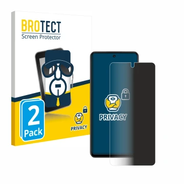 Vorderseite einer Produktverpackung mit dem Markenlogo BROTECT. Daneben ist das Gerät Oppo A79 5G mit dem zugehörigen Displays