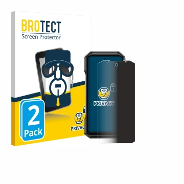 Vorderseite einer Produktverpackung mit dem Markenlogo BROTECT. Daneben ist das Gerät Ulefone Armor 27T Pro mit dem zugehörige