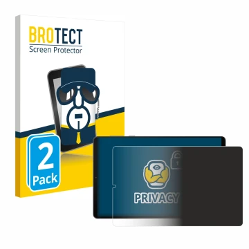 Vorderseite einer Produktverpackung mit dem Markenlogo BROTECT. Daneben ist das Gerät Lenovo Legion Y700 (2024) mit dem zugehö