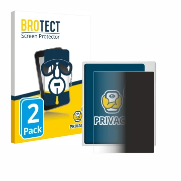 Vorderseite einer Produktverpackung mit dem Markenlogo BROTECT. Daneben ist das Gerät Boox Go Color 7 White Edition mit dem zu