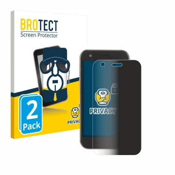 Vorderseite einer Produktverpackung mit dem Markenlogo BROTECT. Daneben ist das Gerät Soyes XS12 mit dem zugehörigen Displaysc