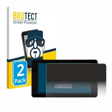 Vorderseite einer Produktverpackung mit dem Markenlogo BROTECT. Daneben ist das Gerät Raspberry Pi Touchscreen 2 (7