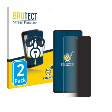 Vorderseite einer Produktverpackung mit dem Markenlogo BROTECT. Daneben ist das Gerät ASUS ROG Phone 8 Pro Edition mit dem zug